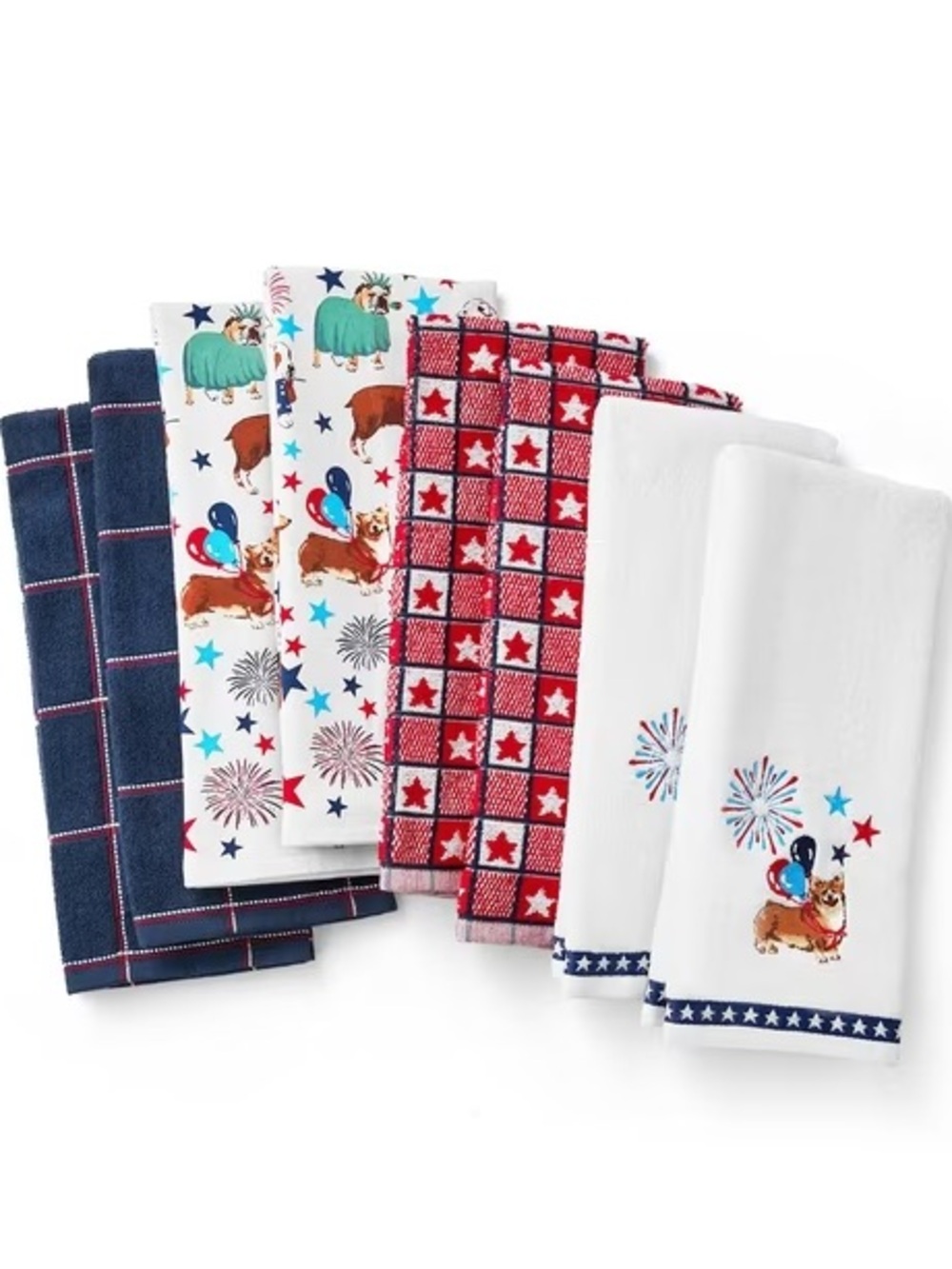 8-Piece Americana Kitchen Towel Set